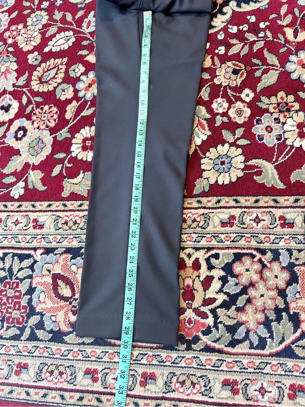 Men's Black Two-Button Suit with Purple Lining